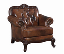 Victoria Rolled Arm Sofa Tri-Tone And Warm Brown