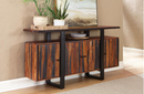 Ditman Live Edge Dining Table Grey Sheesham And Black