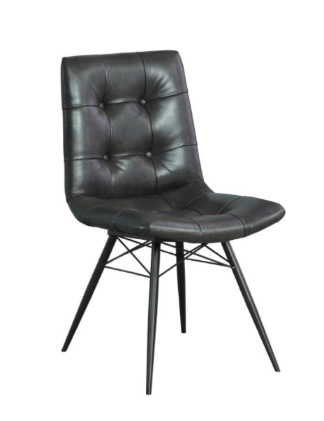 Ditman Live Edge Dining Table Grey Sheesham And Black