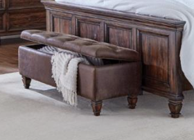 Avenue 5-Piece Easter King Bedroom Set Weathered Burnished Brown