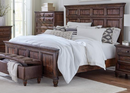 Avenue 5-Piece Easter King Bedroom Set Weathered Burnished Brown