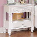 Caroline Full Upholstered Panel Bed Pink And White