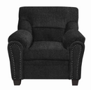 Clemintine Upholstered Sofa With Nailhead Trim Graphite