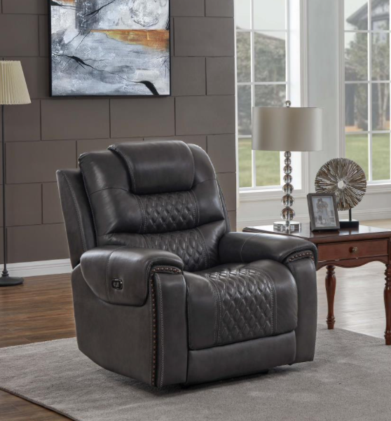 North Cushion Back Power^2 Sofa Charcoal