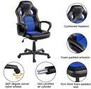 Leather Executive Office Desk Chair Ergonomic Swivel Computer Chair Gaming Chair
