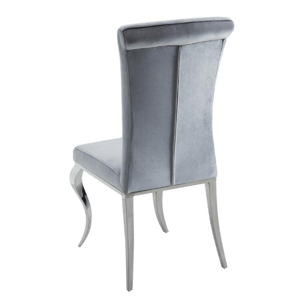 Maximilian 47.25" Pedestal Dining Table and 4 chairs