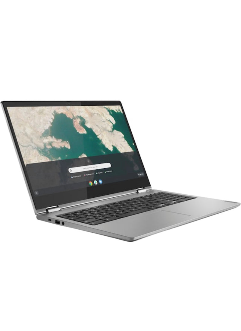 Lenovo - C340-15 2 in 1 15.6 “  Touch Screen  Chromebook- Intel Core 3- 4 GB Memory - 64 GB eMMC  Flash Memory- Mineral Gray