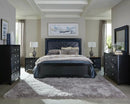 Penelope 5-Piece Queen Bedroom Set Midnight Star And Black