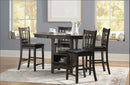 Lavon 5-Piece Dining Set Medium Grey
