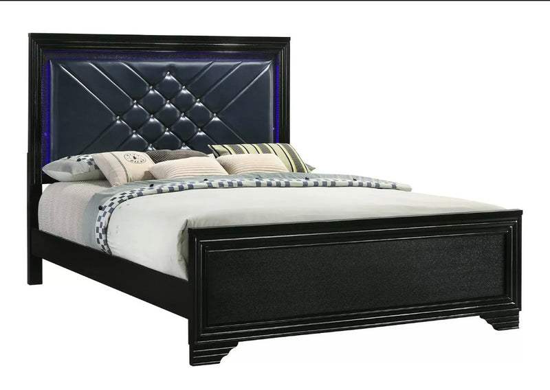 Penelope 5-Piece Queen Bedroom Set Midnight Star And Black
