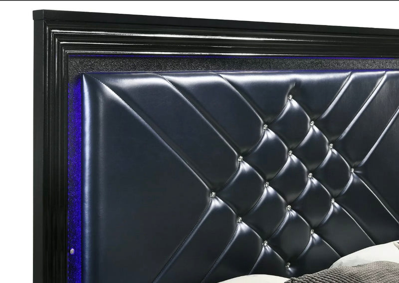 Penelope 5-Piece Queen Bedroom Set Midnight Star And Black