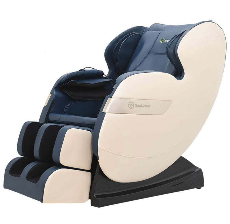 SS01 Massage Chair Recliner with Zero Gravity, Full Body Air Pressure, Bluetooth, Heat and Foot Roller Included