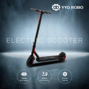 YYD ROBO Electric Kick Scooter for Adults - 350W Brushless Motor Max Speed 18.64mph,Max Load 264lbs One-Step Fold for Commute and Travel
