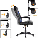 Leather Executive Office Desk Chair Ergonomic Swivel Computer Chair Gaming Chair